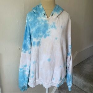 Michael Lauren Multicolor Gower Tie Dye Hoodie